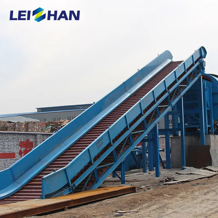 Custom Design Plate Chain Conveyor Drag Scraper Conveyor, Waste Paper Conveyor System