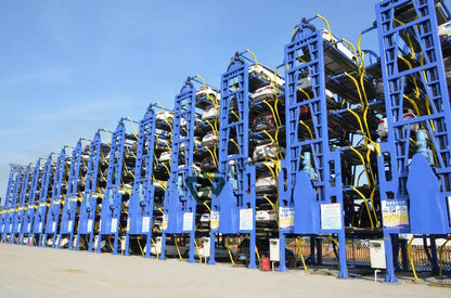 Mechanical Intelligent Rotary Parking Lot Lift System Vertical Multi-Storey Car Storage Motor-Driven Automatic Smart Parking
