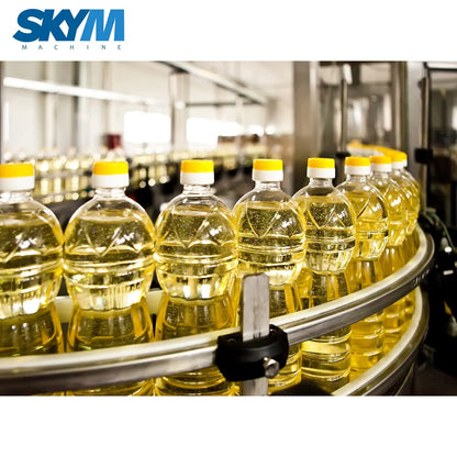 Edible Cooking Oil Olive Sunflower Oil Filling Capping Packing Machine Oil Plastic Bottle Filling Machine Line