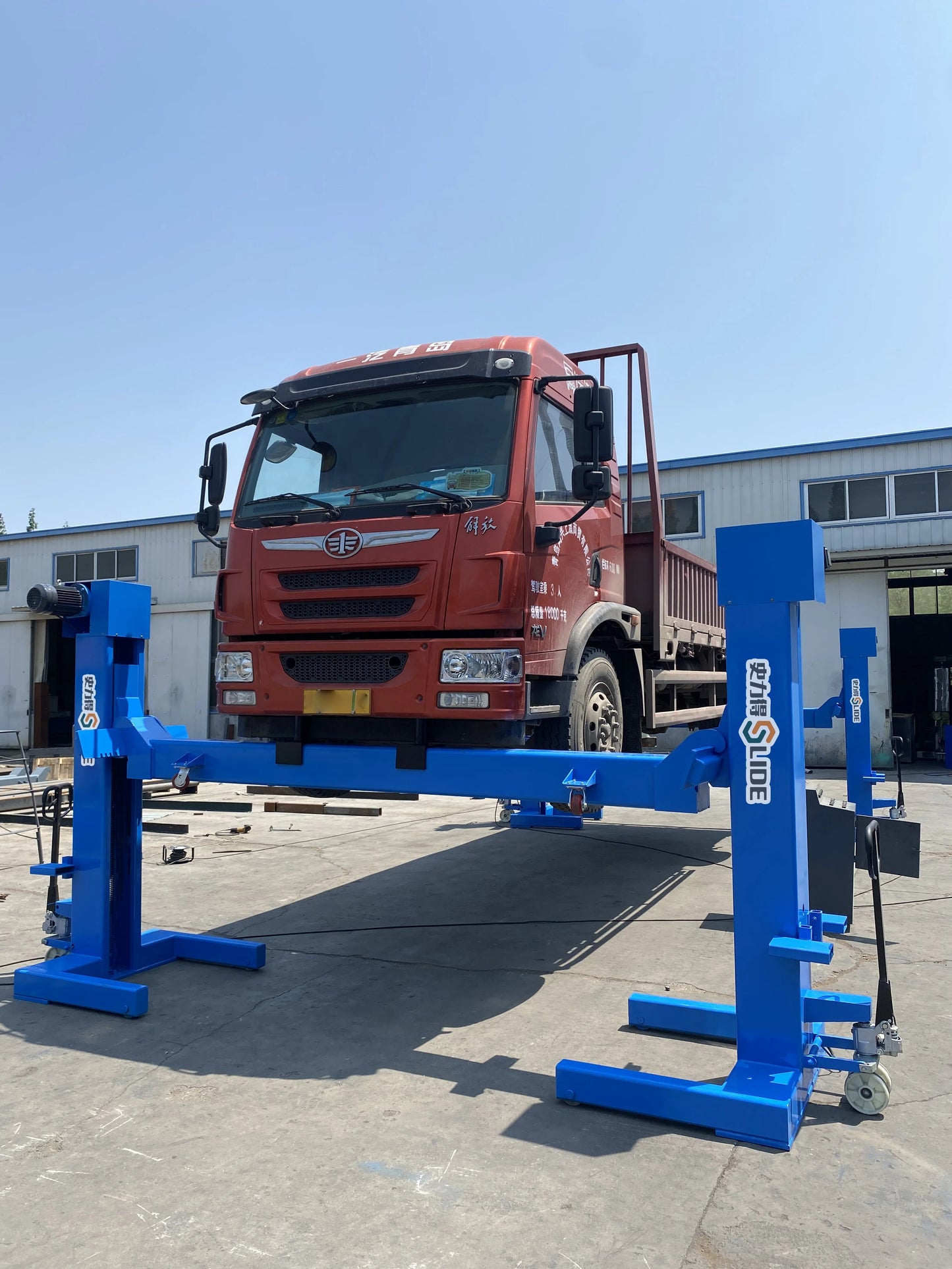 Wireless heavy duty automatic hydraulic mechanical truck car lift