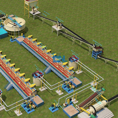 100TPH Complete Mineral Concentration Equipment Phosphorus Processing Plant