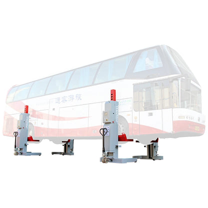 AUTENF ce 30 ton four columns commercial electrical hydraulic truck lift wireless type 4 post car lift bus lift