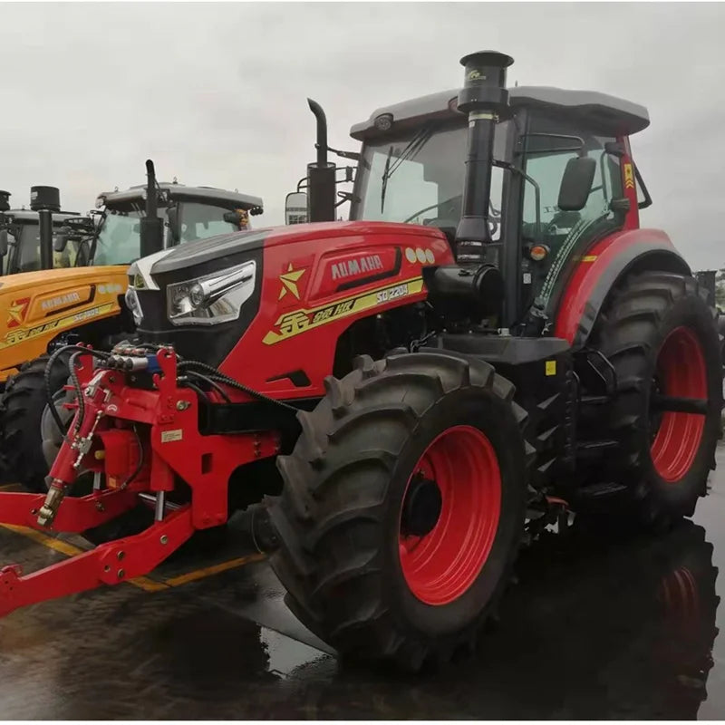 China factory supply big power 150/180/200hp RH1204 tractor with front PTO and grass mower