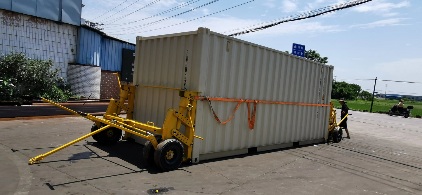 30 Tons for 4pcs Rubber Lifting Caster Container Caster Super Heavy Duty Caster, Car Jack, Container Lifting & Transport System