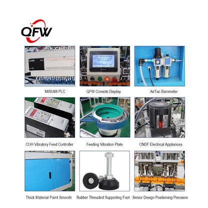 QFW Factory Price Automatic Tube Lid Assembly Machine For Cosmetic Assembly Production Lines