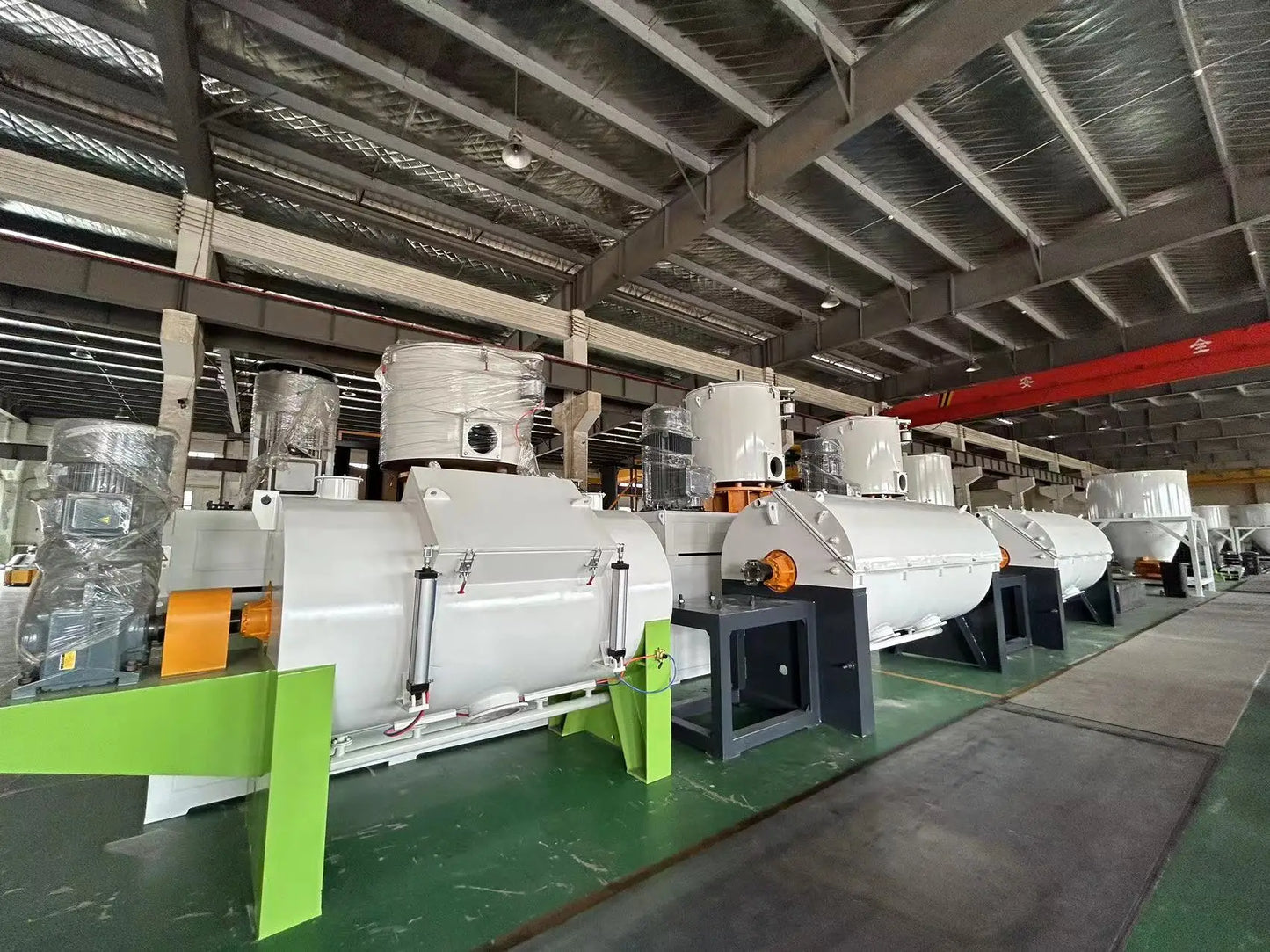 Horizontal Plastic Pvc High Speed Blender Mixer Hot And Cold Compound Mixer Machine For WPC Flooring