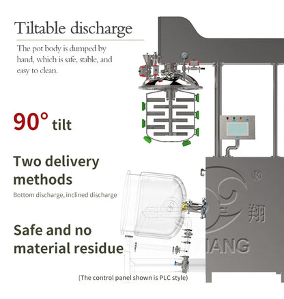 Low Price Laboratory Vacuum Cream Emulsifying mixer emulsifier homogenizing Mixing Blender