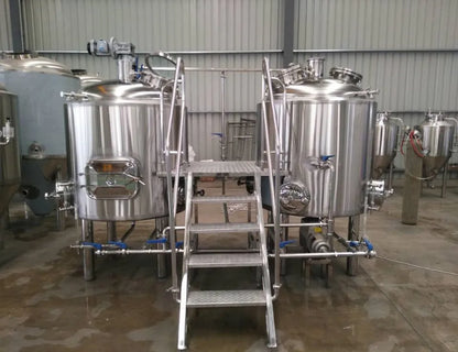 Rainbow 2/3/4 vessels mini brewery equipment 5HL brewhouse 500l mash tank mash tun for sale
