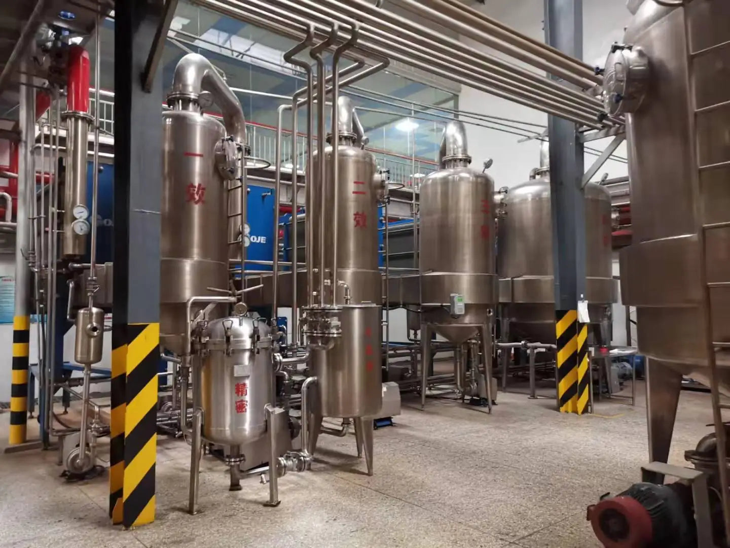 Industrial Vaccum Water Evaporation Evaporators Multiple Effect Wastewater Evaporator System