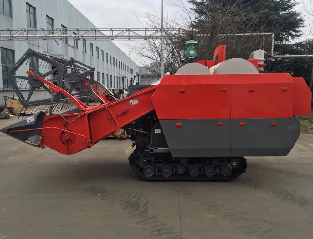 4LZ-3.5S double threshing rice and wheat combine harvester