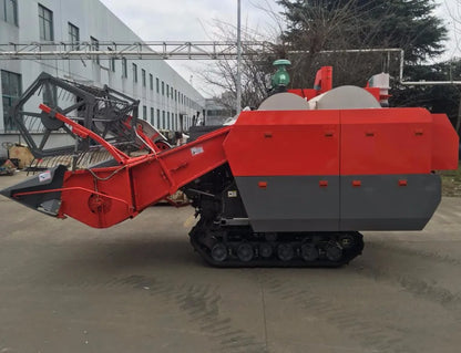 4LZ-3.5S double threshing rice and wheat combine harvester