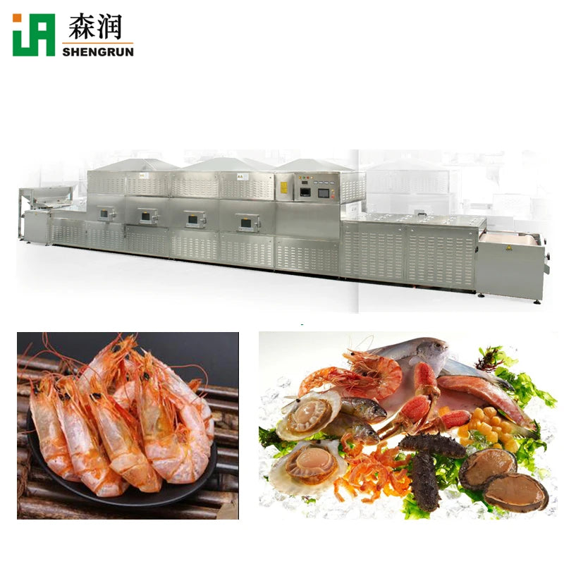 Maggots Conveyor Belt Microwave Tunnel Dryer