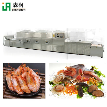 Maggots Conveyor Belt Microwave Tunnel Dryer