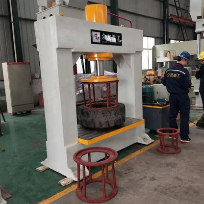 TP120 TP160 Tyre Changer Hydraulic Forklift Solid Tire Press Machine
