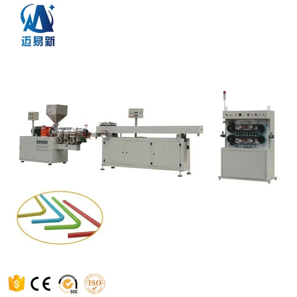 Most popular U-shape drinking straw making Extruder machine for sale