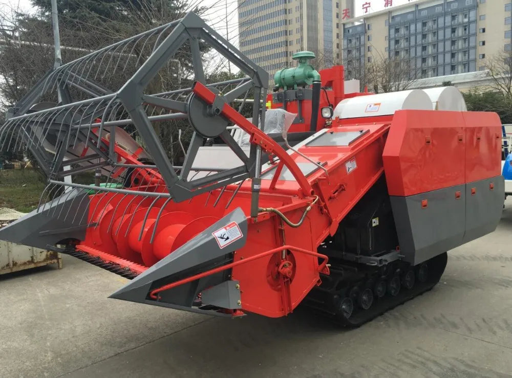 4LZ-3.5S double threshing rice and wheat combine harvester
