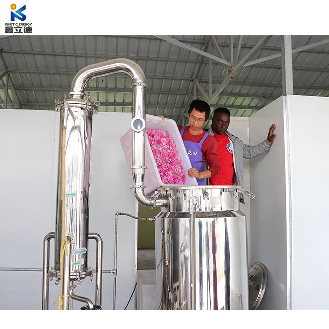 Herbal Essential Oil Distiller/ Plant Steam Distillation Equipment Extraction Machine