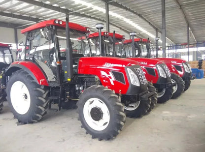 120hp 1204 farm tractor with YTO engine A.C. cabin