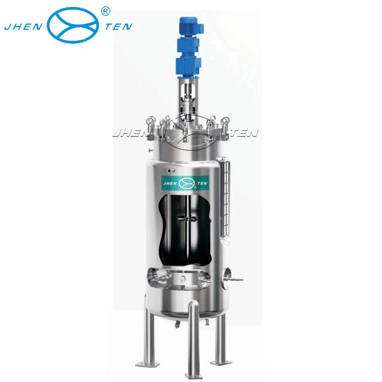 New 2000L Industrial Stainless Steel Biological Reactor Construction Fermenting Equipment Pump Pressure Vessel 1000L 500L 200L