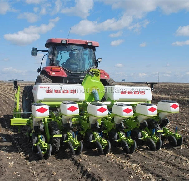 Agriculture machinery equipment farm no till corn planter with air-aspiration metering