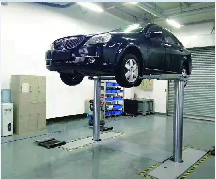 Floor clear hydraulic 2post inground car lift