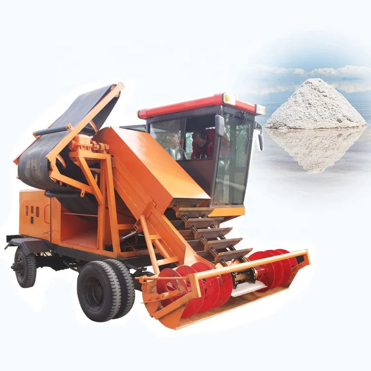 salt Harvester combine harvesting machine