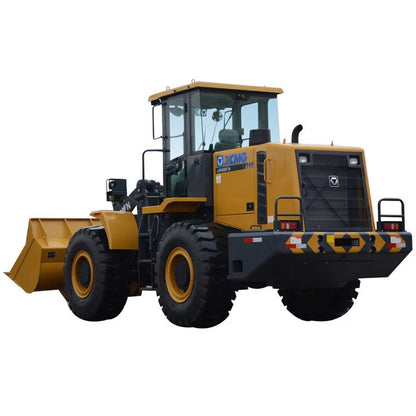 Earth moving machine wheel loader LW400FN; front end loader; 4x4 compact tractor with loader and backhoe