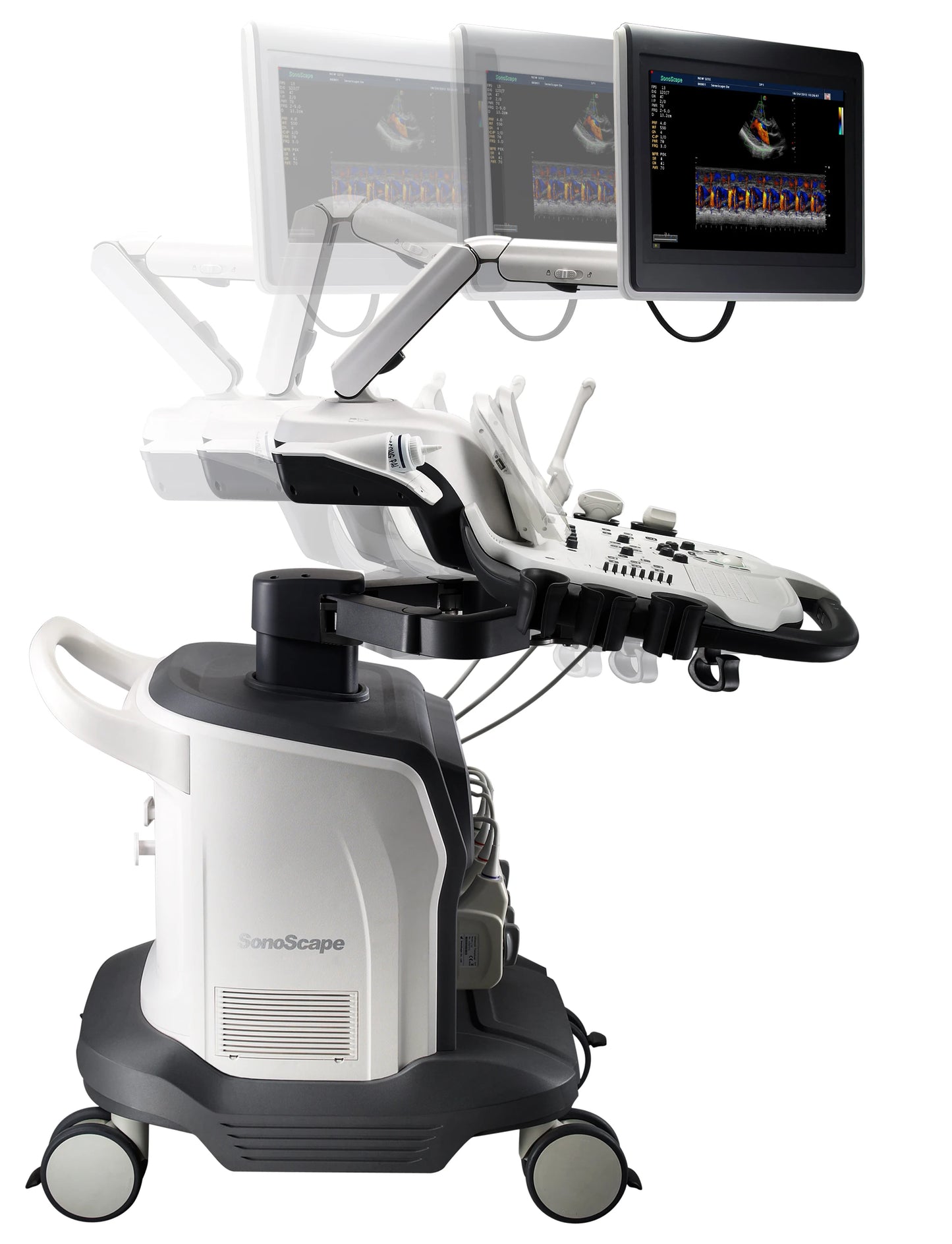 Smart Color Trolley Ultrasound machine, SonoScape S40 Doppler