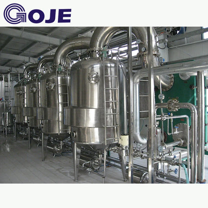 Industrial Vaccum Water Evaporation Evaporators Multiple Effect Wastewater Evaporator System