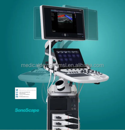 Sonoscape P50 ultrasound machine with color doppler echo detection