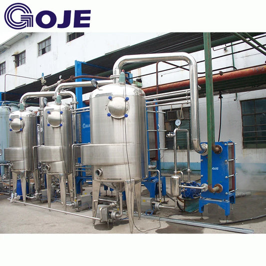 Industrial Vaccum Water Evaporation Evaporators Multiple Effect Wastewater Evaporator System