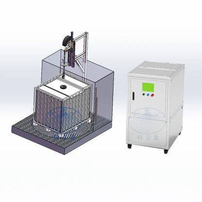 IBC cleaning equipment, semi-automatic tote blaster, ibc tote cleaner