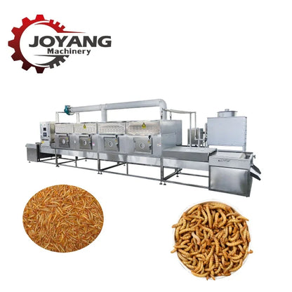 Commercial Microwave Dryer Oven For Insects Worms Dehydrator Machine For BSF Larvae