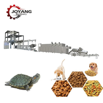 150-3000 kg/h Pets Food Processing Machine Plant Dog Dry Cat Food Extruding Machinery Line Extruders