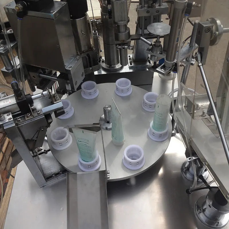 High Speed Soft Alu Plastic Tube Semi Auto Lotion Cream Full Automatic Filling And Sealing Machine For Sale Price