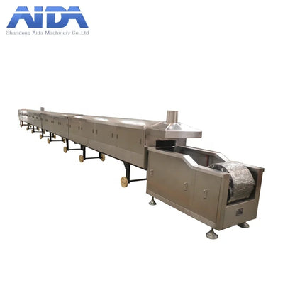 Fully automatic biscuit  tunnel oven gas electric biscuit oven small gas cookie cake tray oven