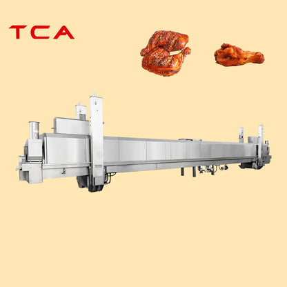 TCA Industrial baking oven tunnel type automatic tunnel type barbecue/chicken production line baking machine