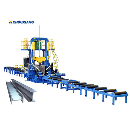 Fabrication Integrated Automatic H Beam Automatic Assembling Welding Making Machine