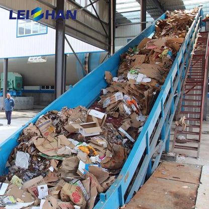 Custom Design Plate Chain Conveyor Drag Scraper Conveyor, Waste Paper Conveyor System