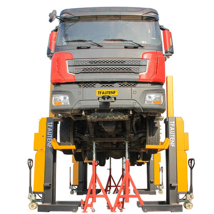 TFAUTENF 30 tons heavy duty Mobile column Lift electrical hydraulic truck and Bus Lift four post car lifter vehicle post lifts
