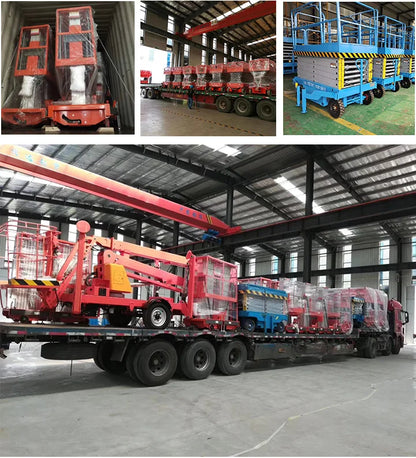 Work Platform Off Road 8m 10m 12m 14m 16m Rough Terrain Scissor Lift With Diesel Engine