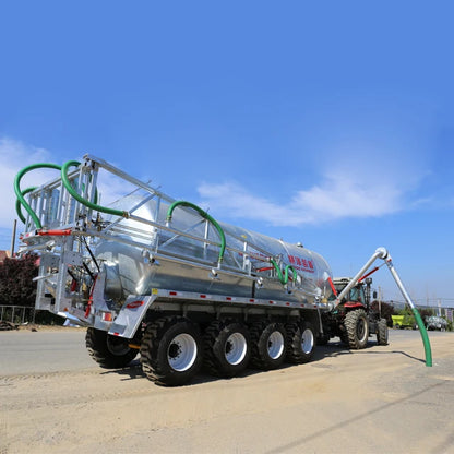 High Efficiency Tractor Towable Liquid Manure Tank Trailer Fertilizer Slurry Spreader For Grassland