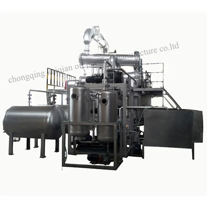 Continuous oil recycling plant waste black oil regeneration plant base oil distillation equipment