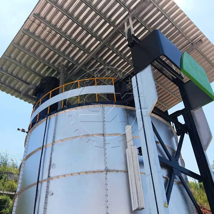 Large Capacity Fully Automatic Organic Fertilizer Cow Dung Fermentation Pot for Sale Supplier