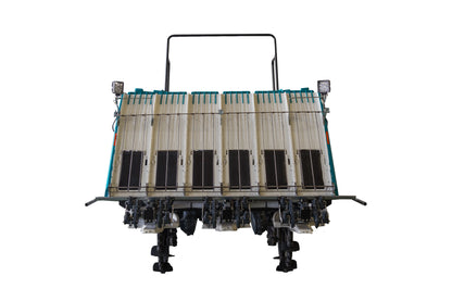 Great efficient  hot sell 6 rows riding type rice and wheat transplanter