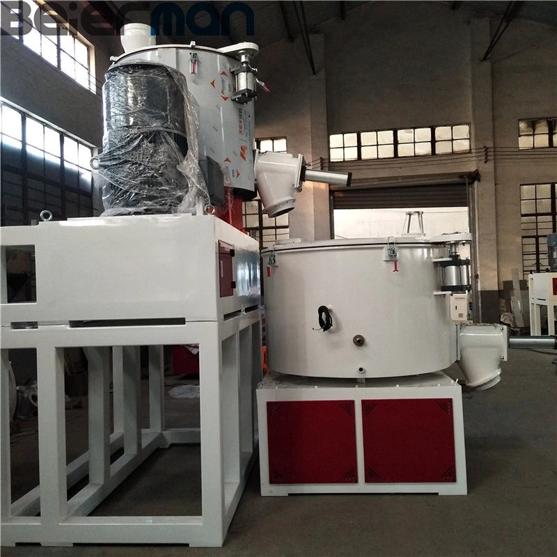 800/1600L Stainless Steel Vertical Blender Plastic Material Granules Mixer Machine Plastic Hot And Cooling Mixer