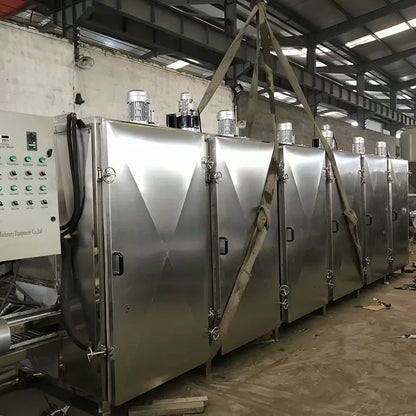 Continuous Conveyor Mesh Belt Dryer For Chili Ginger Spice Cassava Chips Fruits Seafood Belt Dryer Drying Machine