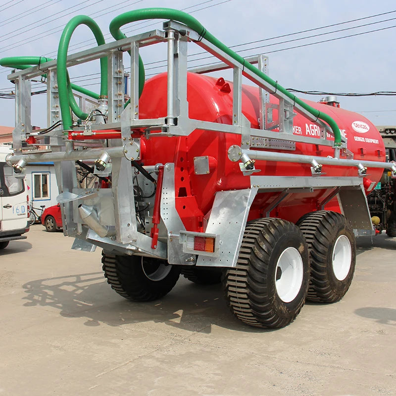 High Efficiency Liquid Manure Fertilizer Spreader Trailer Slurry Spreading Machines