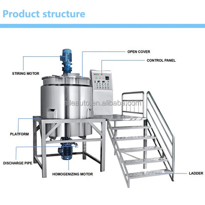 High-efficiency stirring liquid washing pot stirring cream emulsion agent cosmetic material stirring