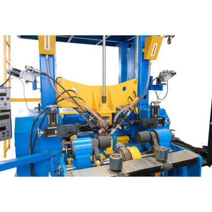 Factory Price High Efficiency Automatic Beam Assembling Welding Straightening Machine H Beam Production Line For Sale